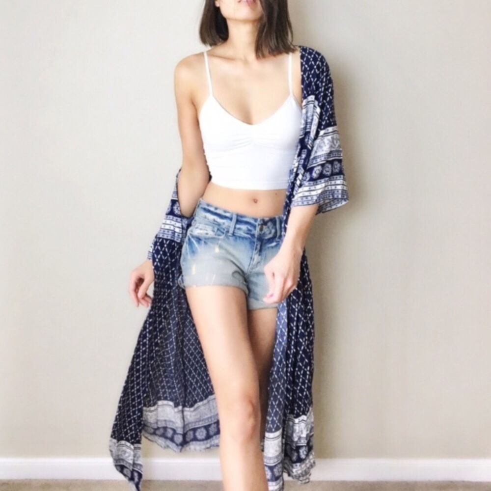 Ava long bohemian luxe long duster - Picture 1 of 4